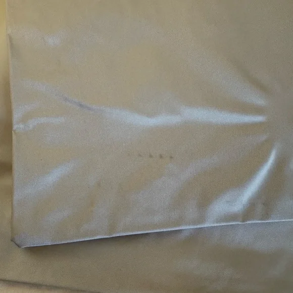 2 Silver Nylon Prada Shoe Bags - Picture 5 of 9